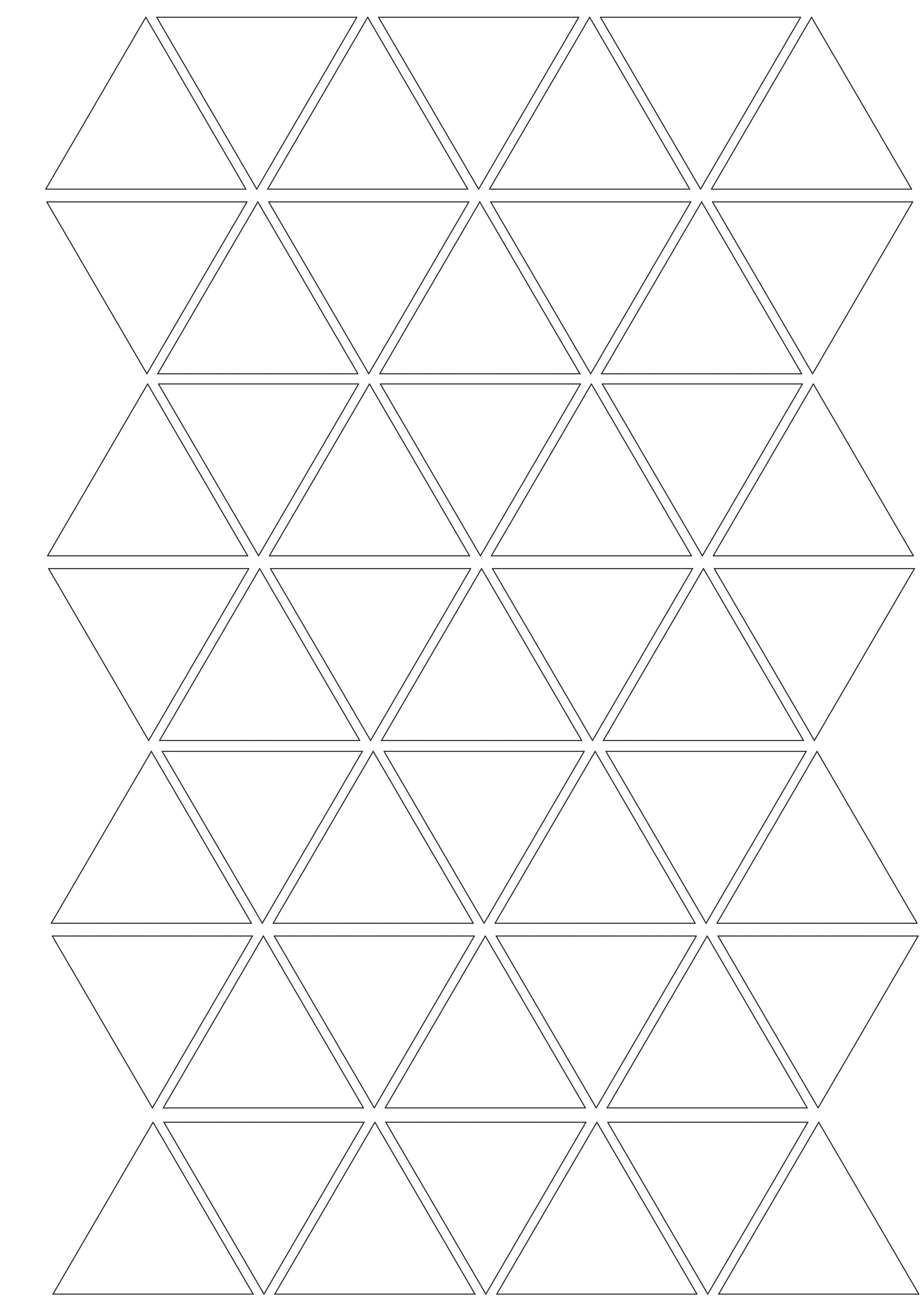Wandtattoo/Dekoaufkleber- Dreiecke in groß oder klein